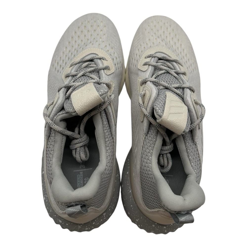 Adidas Reigning Champ x Alphabounce Shoes Men Sz 10.5 Chalk Grey Sneakers CG5328 - Picture 9 of 10